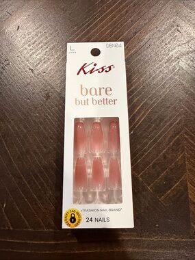 Kiss Bare But Better Press-On Nails - Sheer Nude Pink